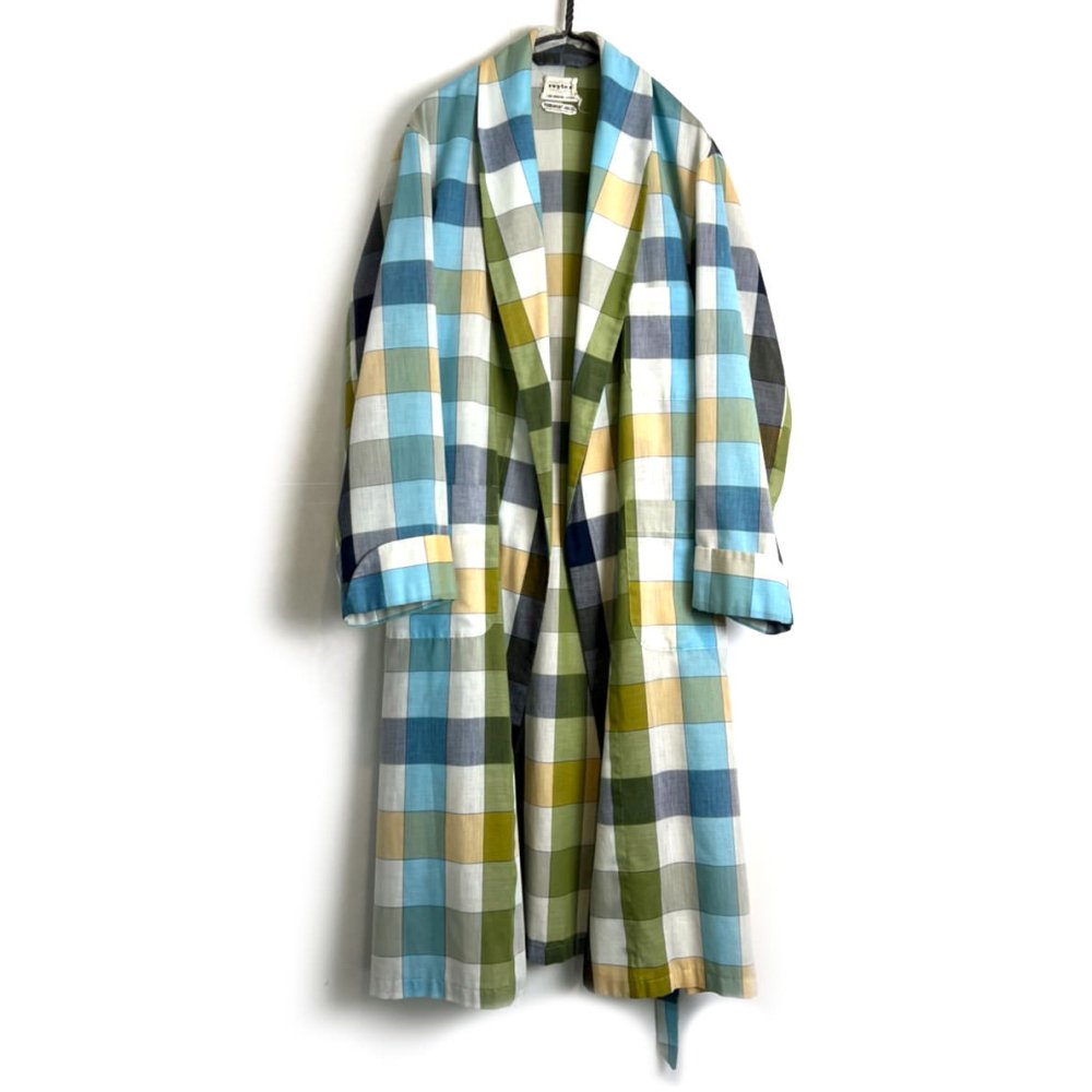 【roytex】ヴィンテージ ガウン ローブ【1960's-】Vintage Plaid Robe