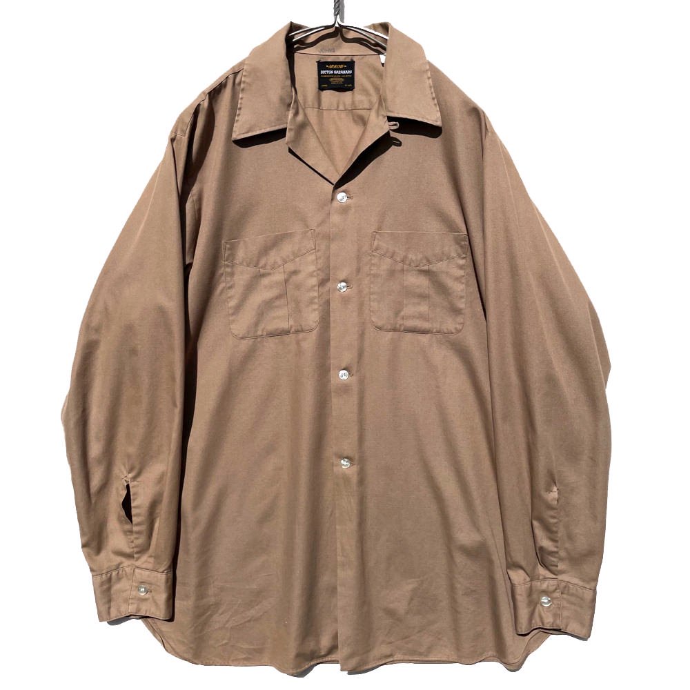 【ARROW - DECTON GABANARO】ヴィンテージ オープンカラーシャツ【1960's-】Vintage Open Collar  Shirts