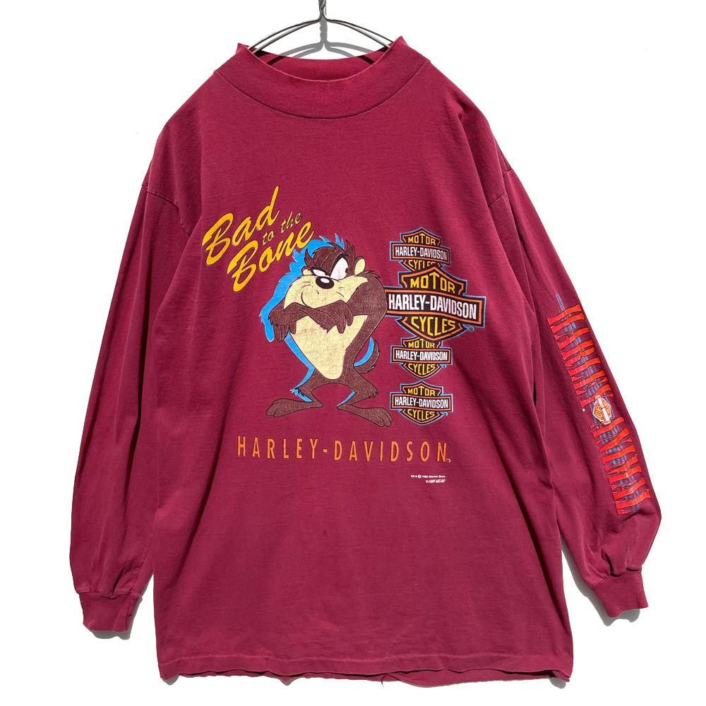 【Harley-Davidson × Warner Bros】ヴィンテージ L/S Tシャツ 【1993's - Made In  USA】Vintage Print T-Shirt