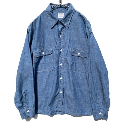  ΡBIG MAC - JCPenneyۥơ ֥졼ġ1970's-Vintage Chambray Shirts