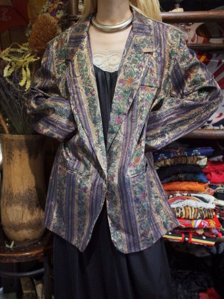  ΡFlower  Paisley Double Pattern Jacket