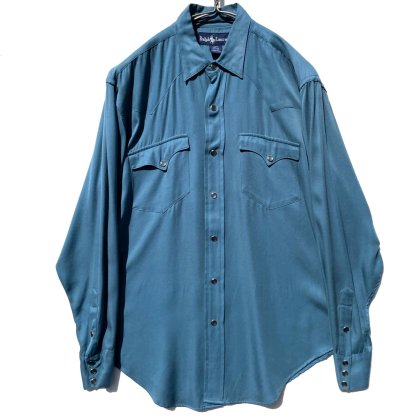  ΡRalph Laurenۥơ 졼 󥷥ġ1990's-Vintage Western Shirt