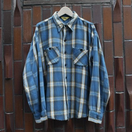  Ρơ L/S åȥͥ ġ1970's-ۡyorkeBlue Plaid