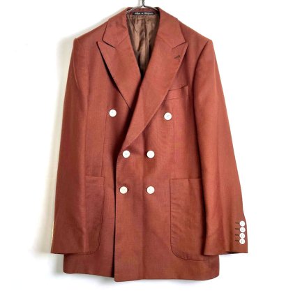  ΡVan Gils - Made In Belgiumۥơ ֥֥쥹 㥱åȡ1980's-Vintage Double Breasted Jacket