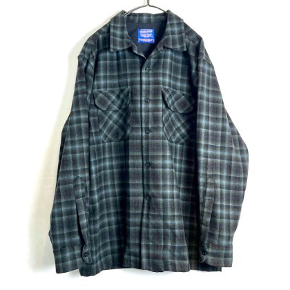  ΡڥɥȥPENDLETONۥơ 롼ץ顼 륷ġ1990's-Vintage Loop Collar Wool Shirt