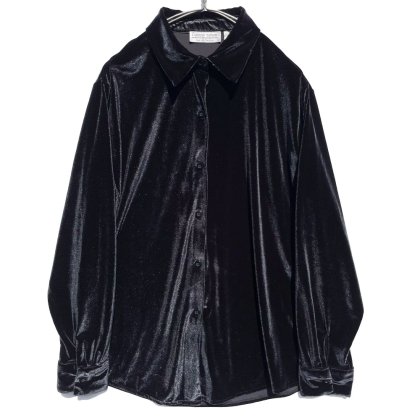  ΡCAROLYN TAVLORۥơ ٥٥åȥġ1990'sVintage Velvet Shirt