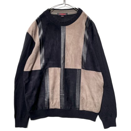  ΡTORRAS - Made In Spainۥơ եɡߥ˥å 롼ͥå˥åȡ1980's-Vintage Crew-Neck Knit