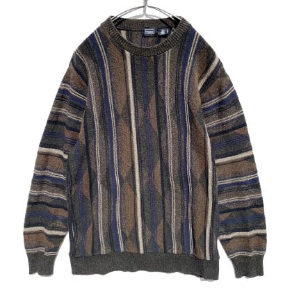  Ρhaggar - Made In USAۥơ åȥ 롼ͥå˥åȡ1990's-Vintage Cotton Crewneck Knit