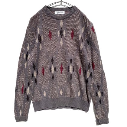  ΡJantzen - Made In USAۥơ åȥ 롼ͥå˥åȡ1990's-Vintage Cotton Crewneck Knit