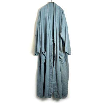 古着 通販　ヴィンテージ リネンガウン 羽織デザイン【1980's-】Vintage Haori Design Linen Robe