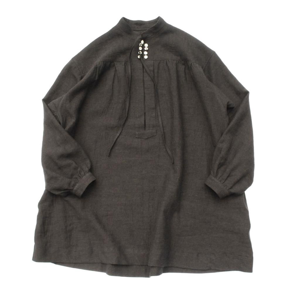 1900's french Opensmock blacklinen