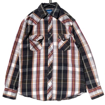 古着 通販　【Wrangler】ヴィンテージ ヘヴィーウェイト コットンネルシャツ【1990's-】Vintage Cotton Nel Shirt