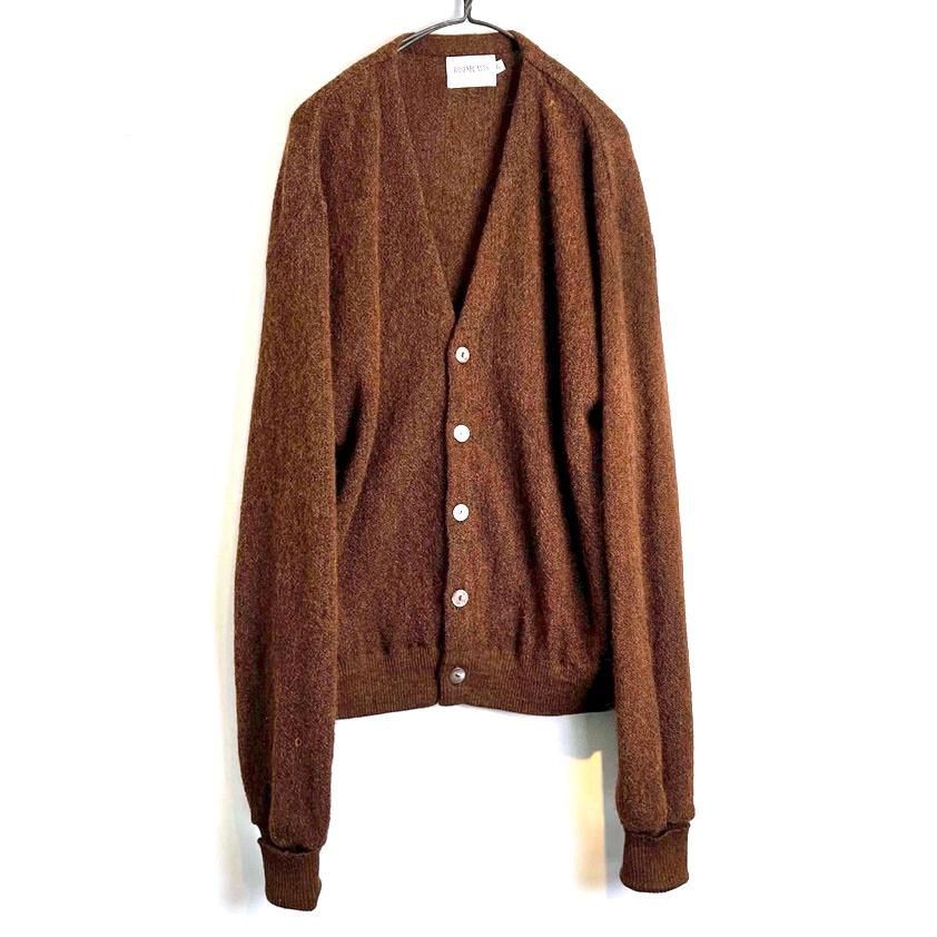 【ROSEN BLATTS】ヴィンテージ アルパカウール スポーツカーディガン【1960's-】Vintage Alpaca Cardigan