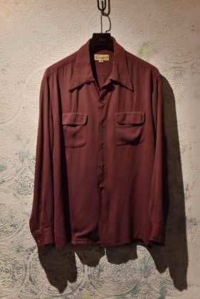 古着 通販　us ~1950s rayon shirt