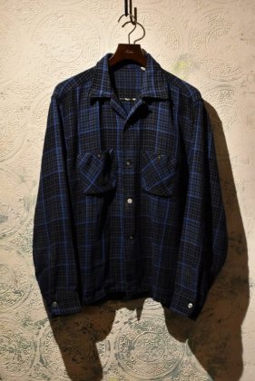  Ρus 1950~60s wool shirt