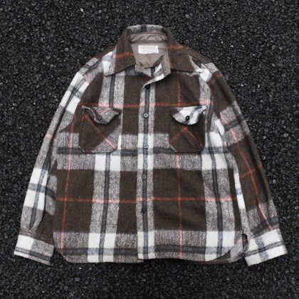  Ρơ L/S CPO ͥ ġDirections 80'sۡEarly 1980's-Brown Plaid