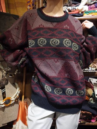 古着 通販　Uzumaki Knit Sweater