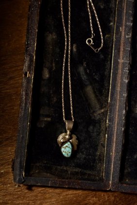 古着 通販　us vintage silver × turquoise necklace ヴィンテージ シルバー ターコイズ ネックレス 