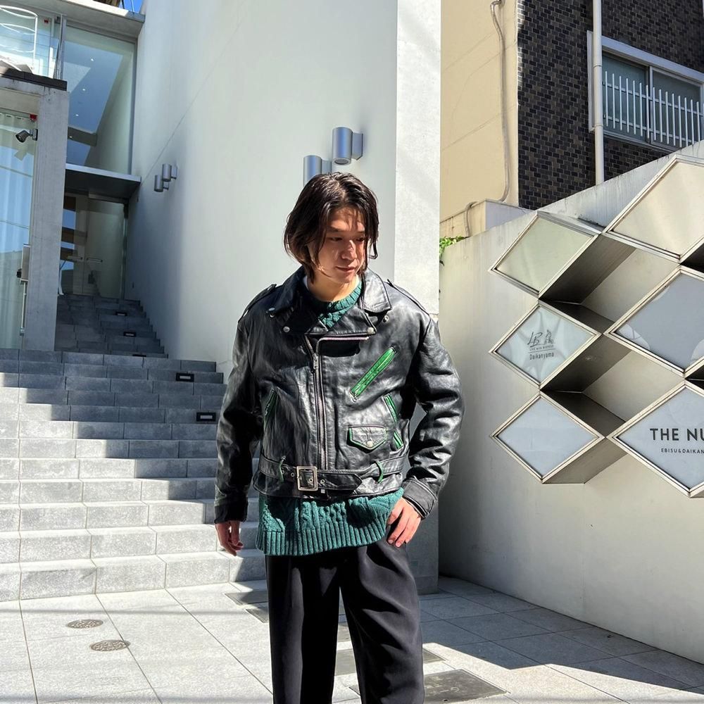 ダブル ライダースジャケット schott 80〜90年代　ビンテージ ショット【Schott】ヴィンテージ ダブル ライダースジャケット