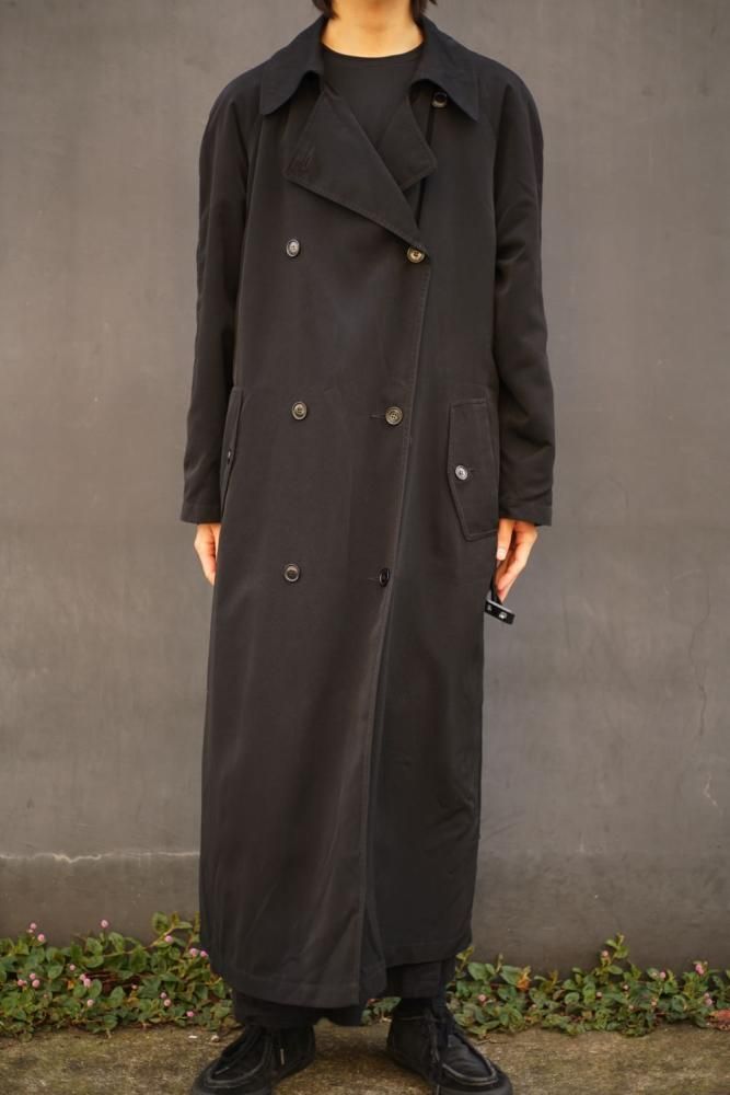 Monica Gray】ヴィンテージ ピーチスキン トレンチコート【1990's