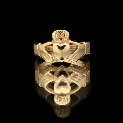 古着 通販　ヴィンテージ クラダーリング【14kt Yellow Gold】Vintage Claddagh Ring