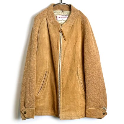  ΡMcGREGORۥơ ɡߥ˥å 㥱åȡ1970's-Vintage Suede  Knit Jacket