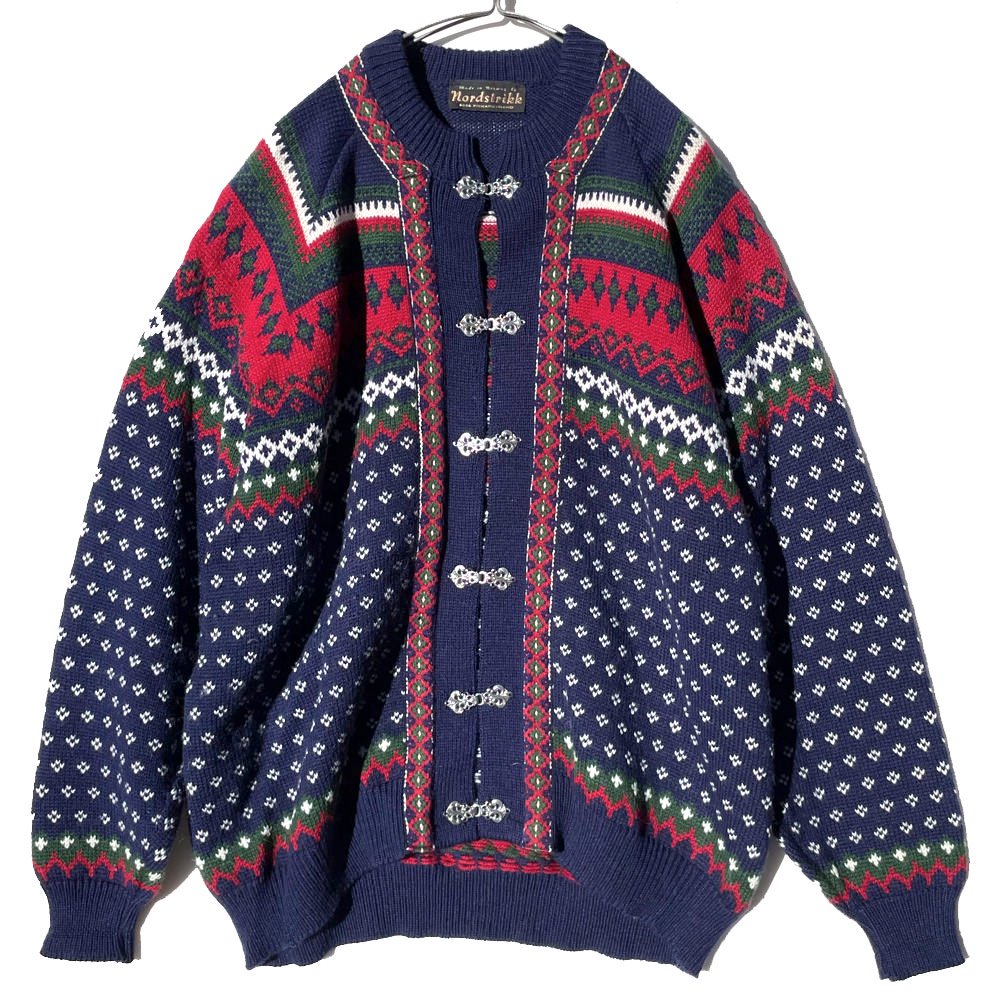 【nordstrikk - Made In Norway】ヴィンテージ ノルディックカーディガン【1970's-】Vintage Nordic  Sweater