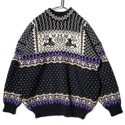  ΡDALE- Made In Norwayۥơ Υǥåѥ 롼ͥå˥åȡ1970's-Vintage Nordic Sweater