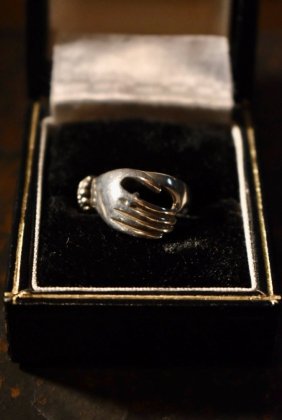 古着 通販　vintage hand motif silver ring ヴィンテージ シルバー リング 