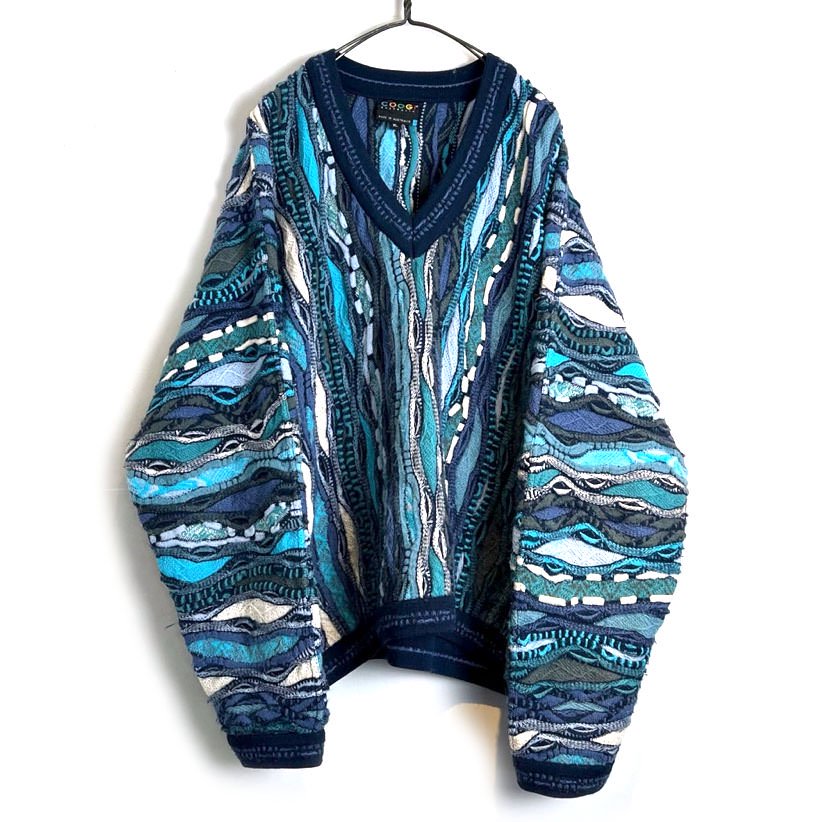 19,900円COOGI navy sweater クージー ネイビー セーター
