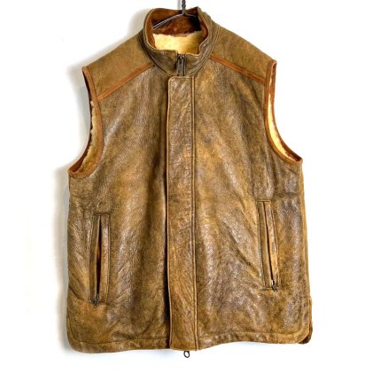  ΡTHE TERRITORY AHEADۥơ ץ ࡼȥܥ٥ȡ1980's-Vintage Sheepskin Vest