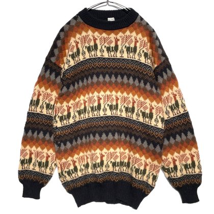  Ρơ ѥ 롼ͥå˥åȡ1980's-Vintage Crew Neck Knit