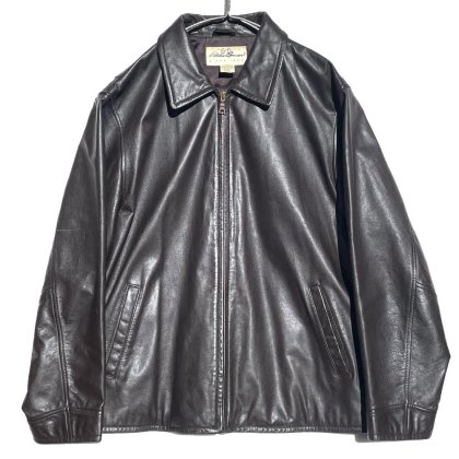  ΡEddie Bauerۥơ åץå 쥶㥱åȡ1990's-Vintage Single Leather Jacket