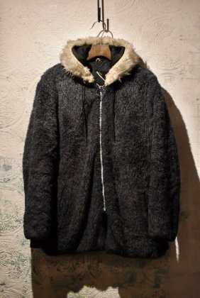  Ρus 1960s~ 2tone boa parka