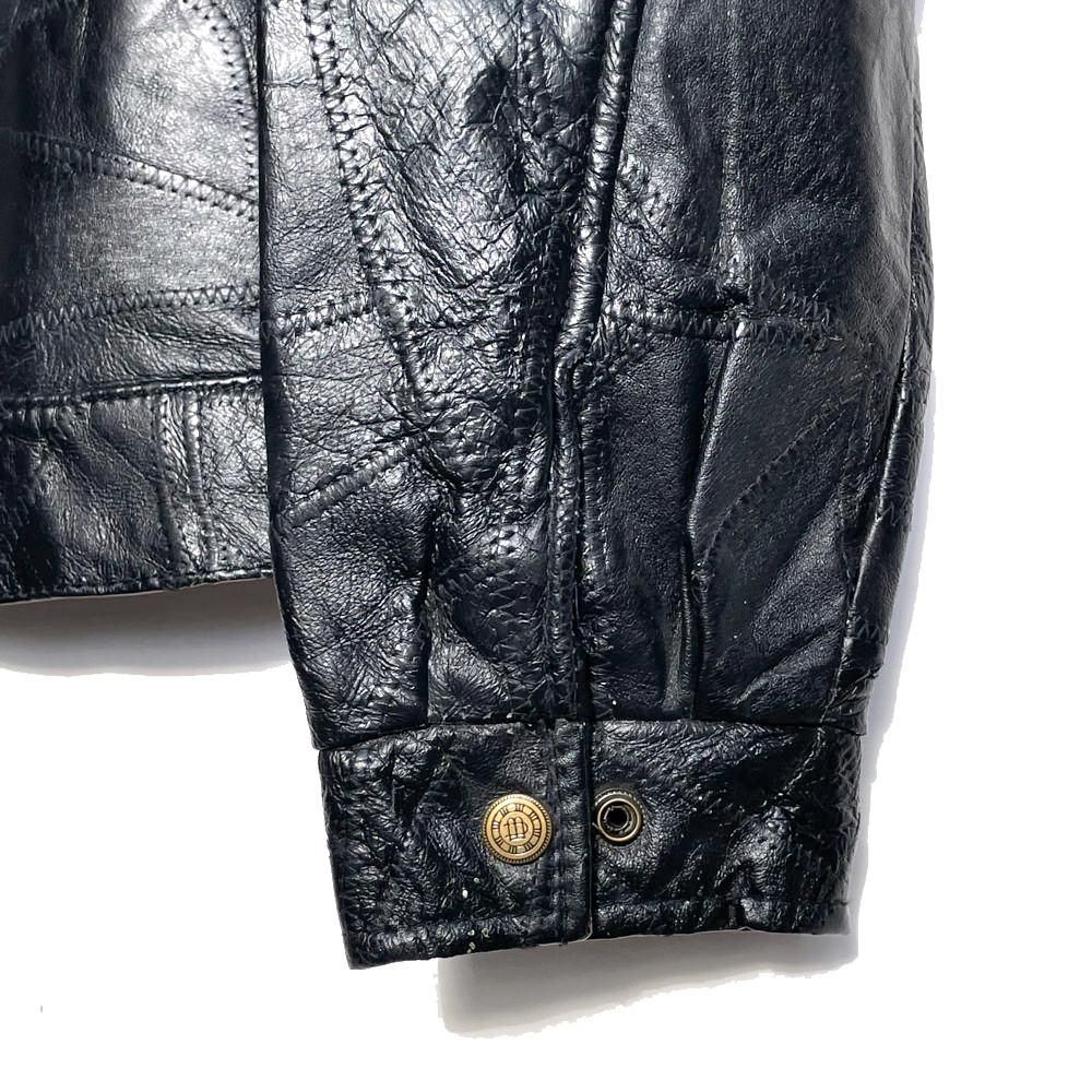 Leather & Soul】ヴィンテージ シングル ジップアップ レザー Leather & Soul】ヴィンテージ シングル ジップアップ レザー