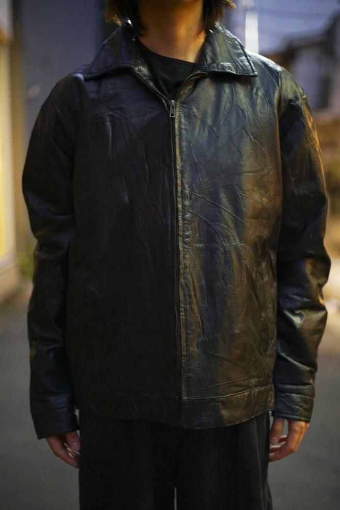 Leather & Soul】ヴィンテージ シングル ジップアップ レザー