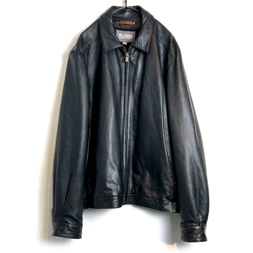 【WILSONS LEATHER】ヴィンテージ シングルジップアップ レザージャケット【1990's-】Vintage Leather Jacket