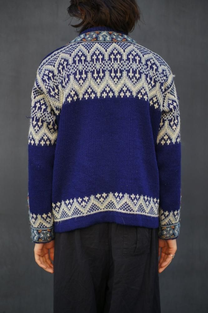 【Nordstrikk - Made In Norway】ヴィンテージ ノルディックカーディガン【1970's-】Vintage Nordic  Sweater