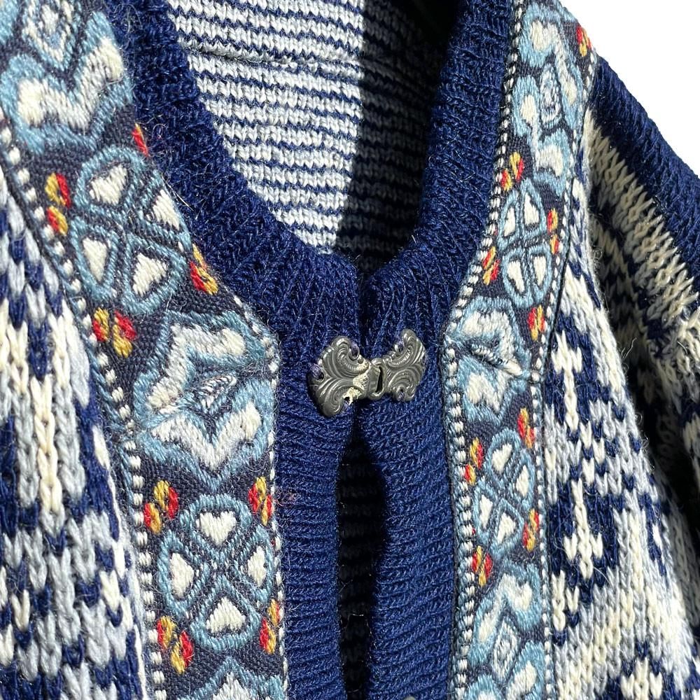 【Nordstrikk - Made In Norway】ヴィンテージ ノルディックカーディガン【1970's-】Vintage Nordic  Sweater