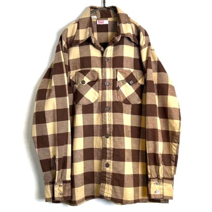  Ρ꡼ХLevisۥơ إåȥͥ륷ġ1970's-Vintage Heavy Cotton Flannel Shirt