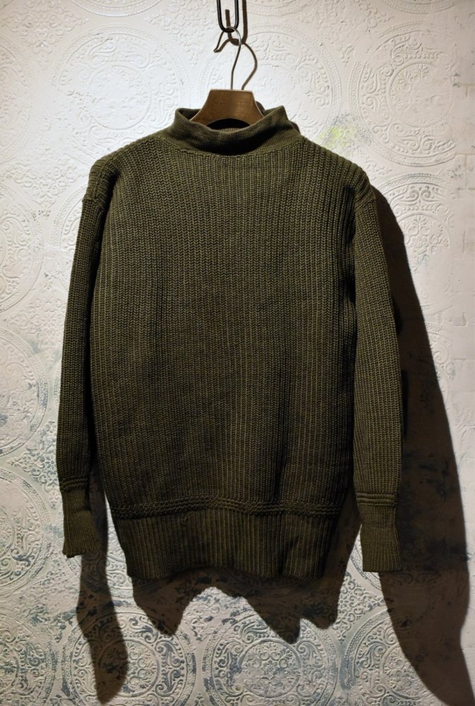 1940s us navy OD gob sweater | RUMHOLE beruf - Online Store 公式