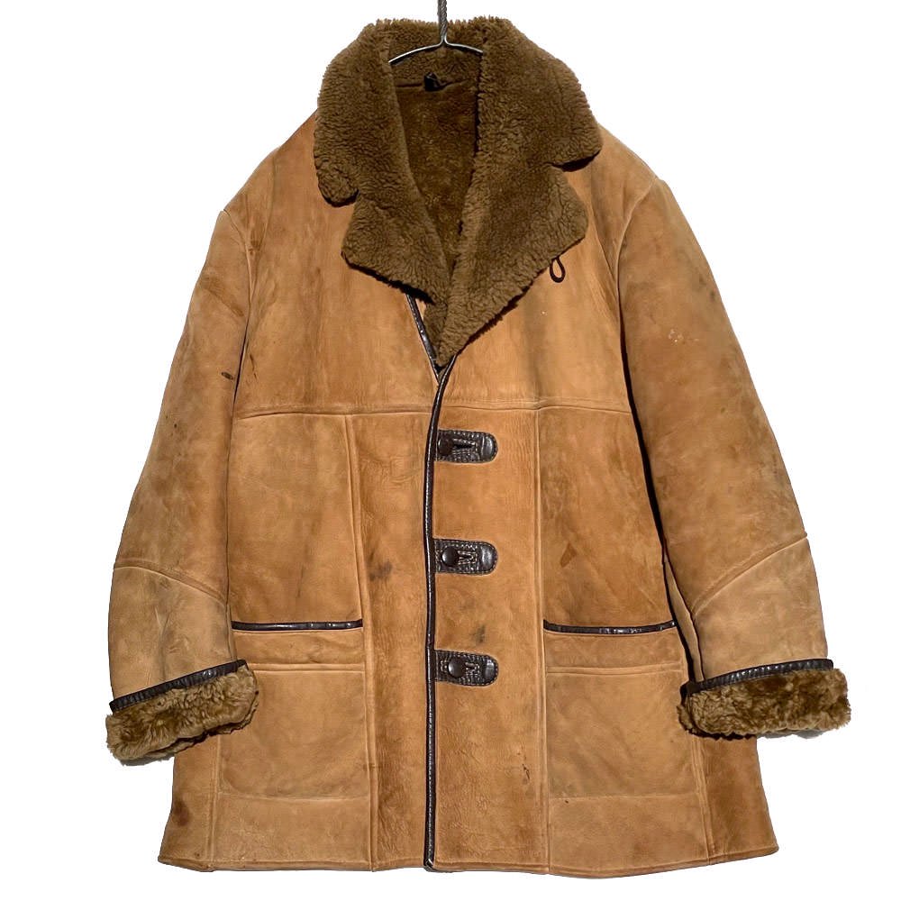 【SKIN DEEP - Hand Crafted In New Zealand】ヴィンテージ シープスキン  ムートンジャケット【1970's-】Vintage Sheepskin Jacket