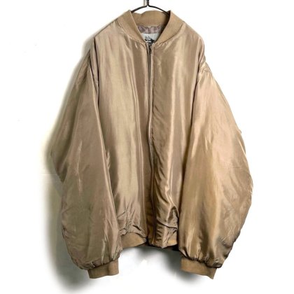  ΡBURKS BAYۥơ 륯㥱åȡ1990's-Vintage All Silk Bomber Jacket