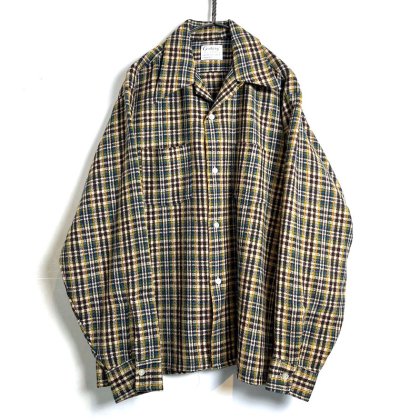  ΡVAN HEUSENۥơ ץ󥫥顼  륷ġ1970's-Vintage Loop Collar Wool Shirt