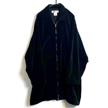  ΡFADED GLORYۥơ åץå ٥٥åȥġ1990's-Vintage Zip up Velvet Shirt