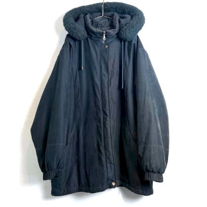  ΡHerman Kayۥơ ԡ աɥ㥱åȡ1990's-Vintage Hooded Peachskin Jacket