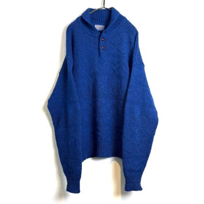  ΡڥɥȥPENDLETONۥơ 硼륫顼 󥻡1970's-Vintage Shawl Collar Aran Sweater