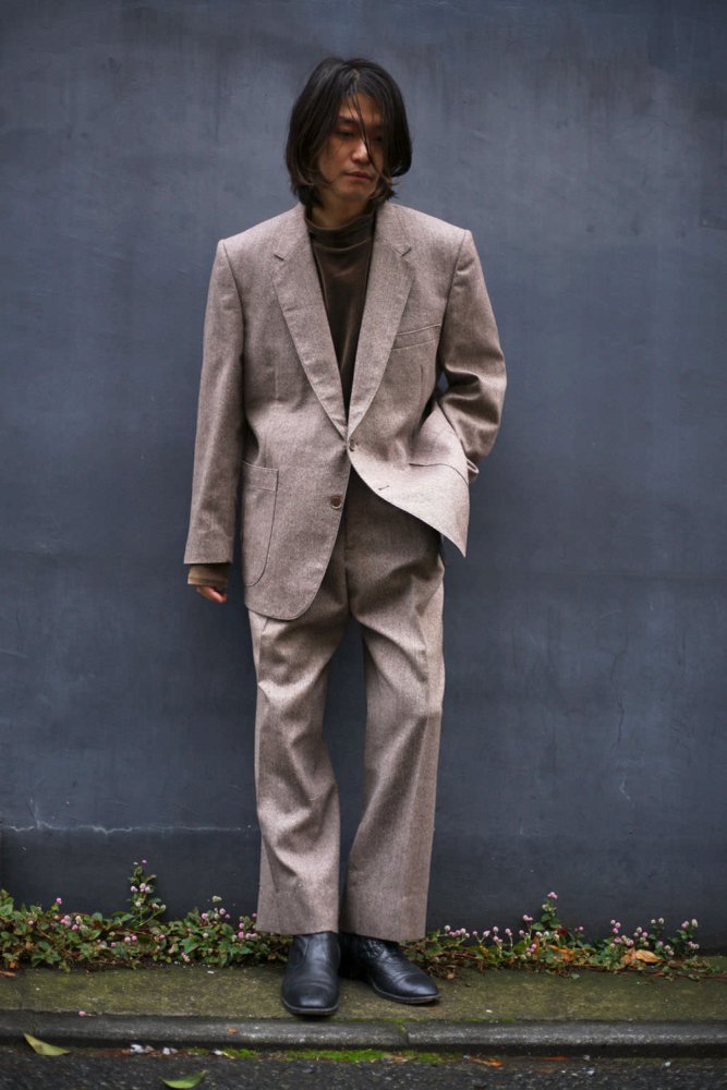 【JOHNNY CARSON】ヴィンテージ テーラードスーツ セットアップ【1970's-】Vintage Tailored Suits