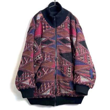  ΡLilly of Californiaۥơ С֥ ˥åȥ㥱åȡ1980's-Vintage Reversible Knit Jacket