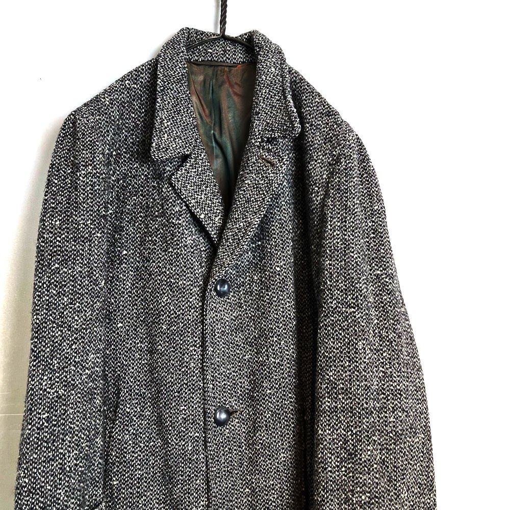 【Being Greenberg Co.】ヴィンテージ ネップツイード テーラードコート【1950's-】Vintage Nep Tweed  Tailored Coat